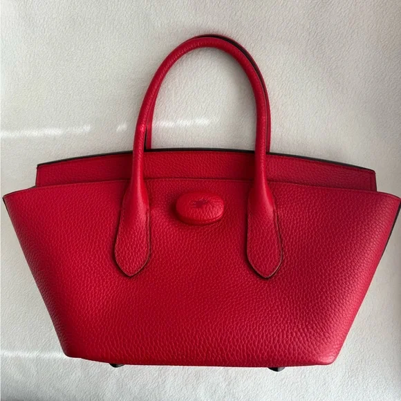 Polo by Ralph Lauren Red Leather Medium Bellport Satchel Satchels